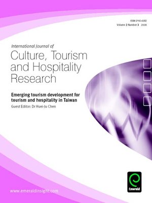 cover image of International Journal of Culture, Tourism and Hospitality Research, Volume 2, Issue 3